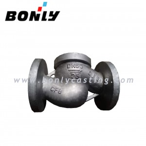 CF8/304 stainless steel PN25 DN50 two way valve body