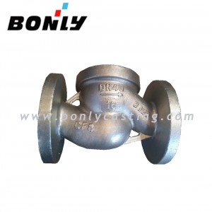 CF8/304 stainless steel two way valve body
