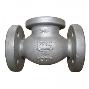Investment casting Stainless steel two way regulating valve