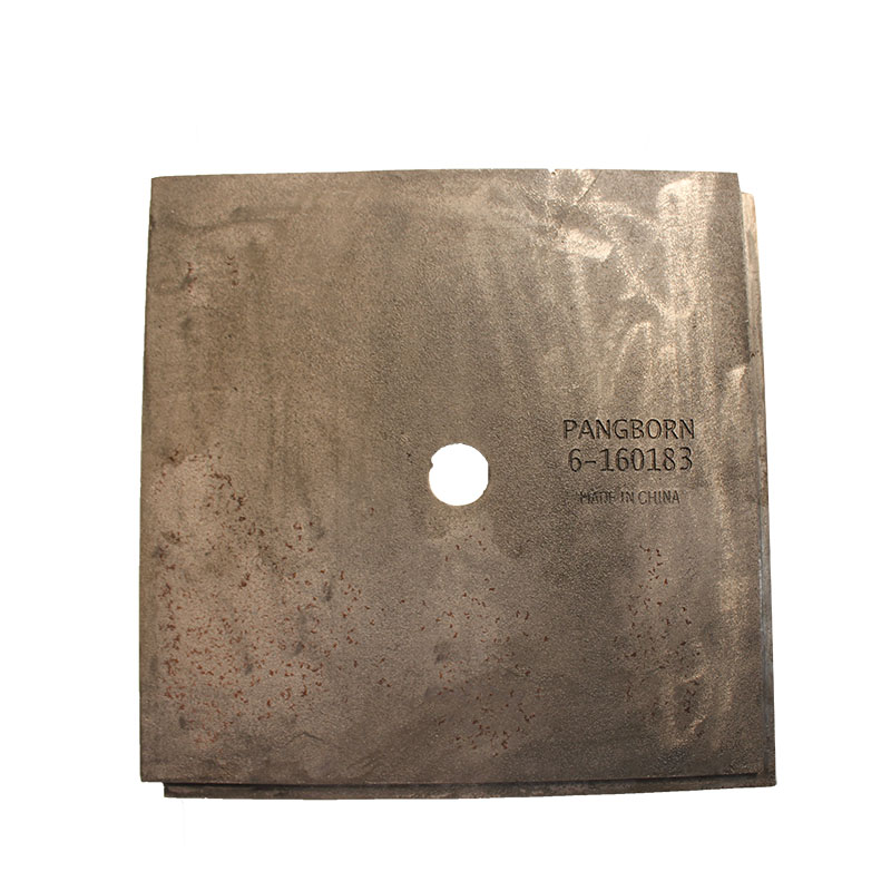 Anti-wear cast iron Coated sand casting Shot blasting machine lining plate Featured Image