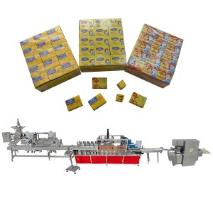 Линия упаковки Brightwin 10 г куриных кубиков с двумя типами упаковки для клиента из Алжира