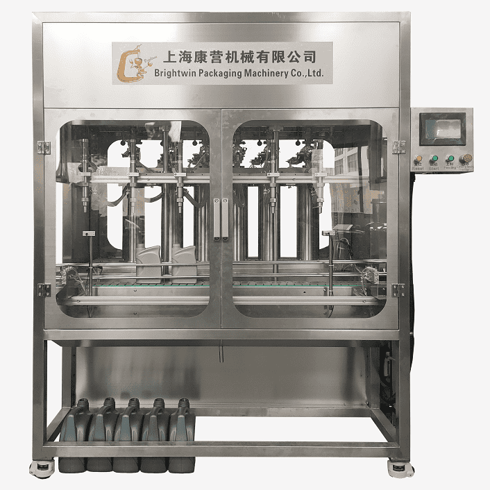 Automatic 6 nozzles filling and capping machine for engine oil Featured Image