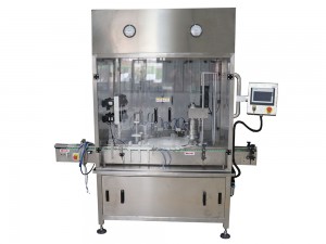 peristaltic pump filling plugging and screw capping machine for small volume