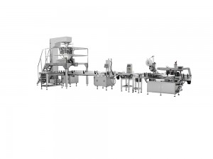 Granule weighing and filling machine