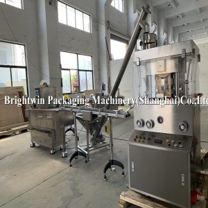 BRIGHTWIN Commercial Lump curry cube Press Machinery Cube Maker Production Line chicken cubes Making Machine