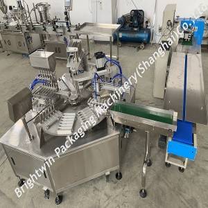 Honey spoon filling sealing machine and pillow packing line