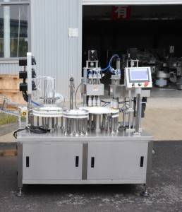IVD reagent tube filling and capping machine