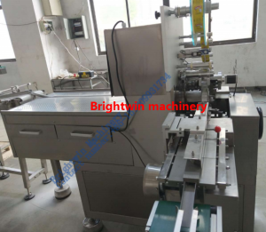TOP Supplier Brightwin Shanghai factory 10g Shrimp Flavour Powder Bouillon Cube Pressing Wrapping machine