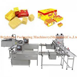 10g Bouillon cube pressing wrapping box packing line