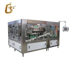 Automatic 2 in 1 cooking edible oil bottling production line / sunflower oil filling capping labeling processing machine