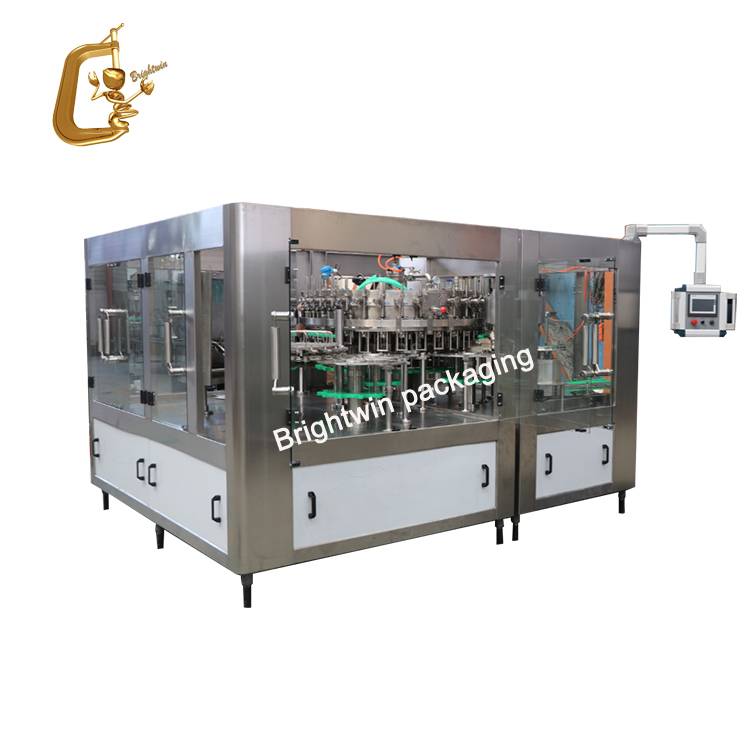 Automatic 2 in 1 cooking edible oil bottling production line / sunflower oil filling capping labeling processing machine Featured Image