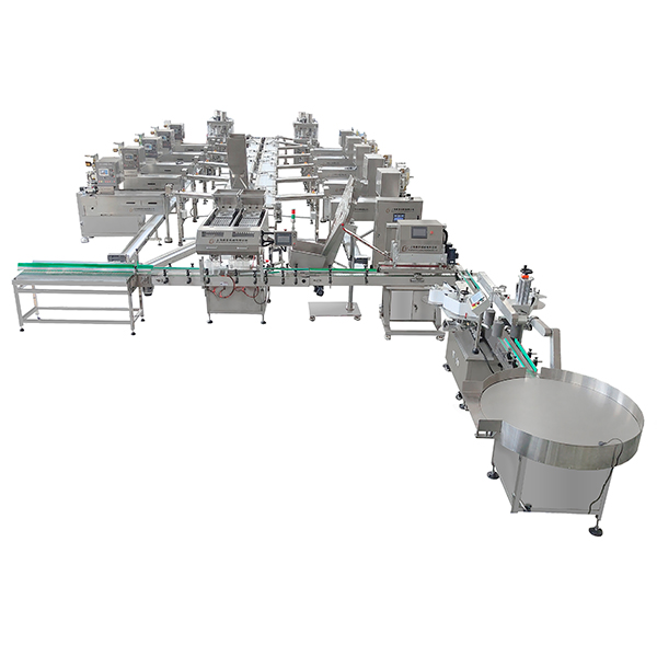 4g beef caldo de carne bouillon cubes processing wrapping counting and filling bottles capping labeling machine line