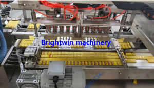 BRIGHTWIN  factory sale professional hot sale full automatic chicken cube pressing wrapping machine