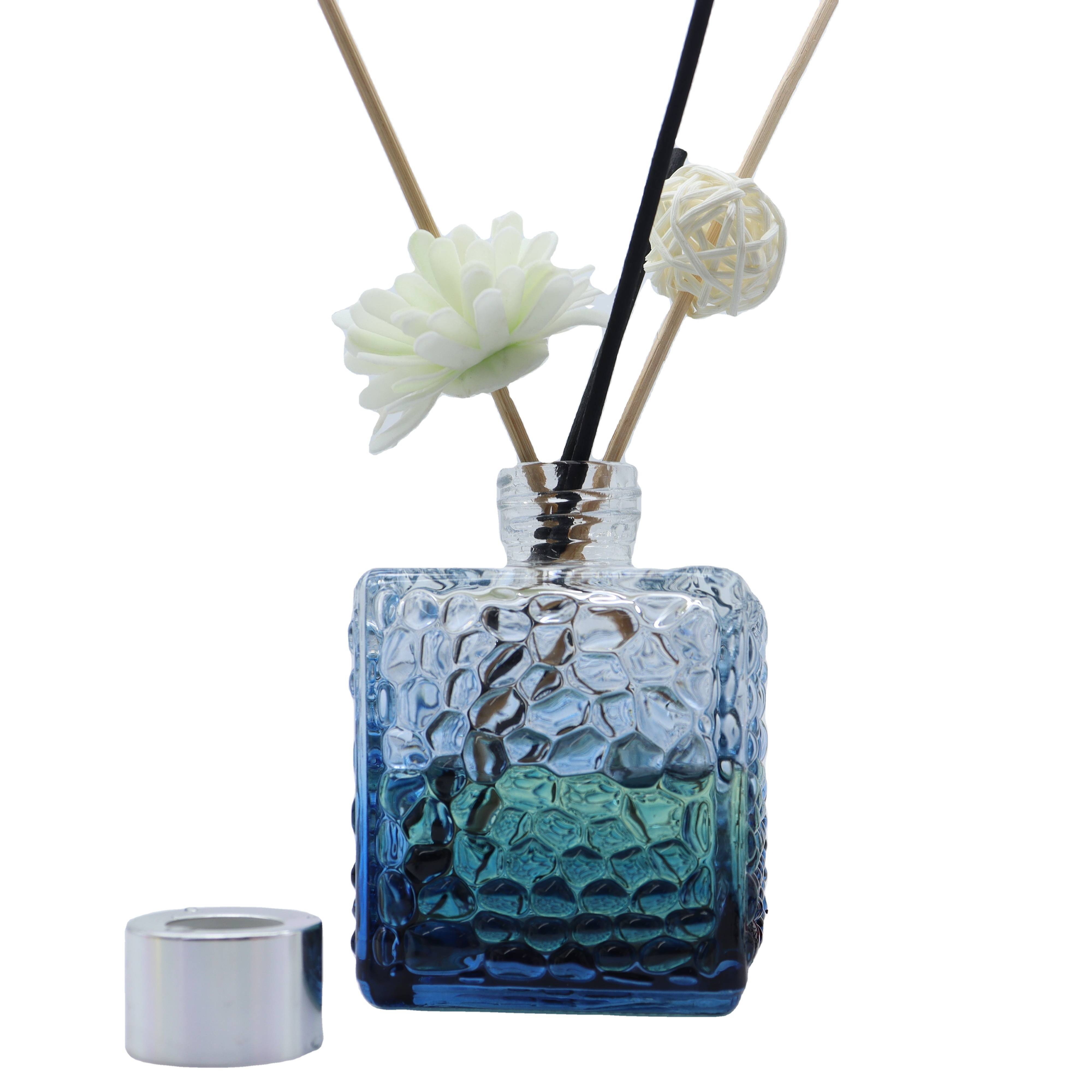 Cut Surface Square Spray Black Or Any Color Empty Bottle For Reed Diffuser Aroma Bottles