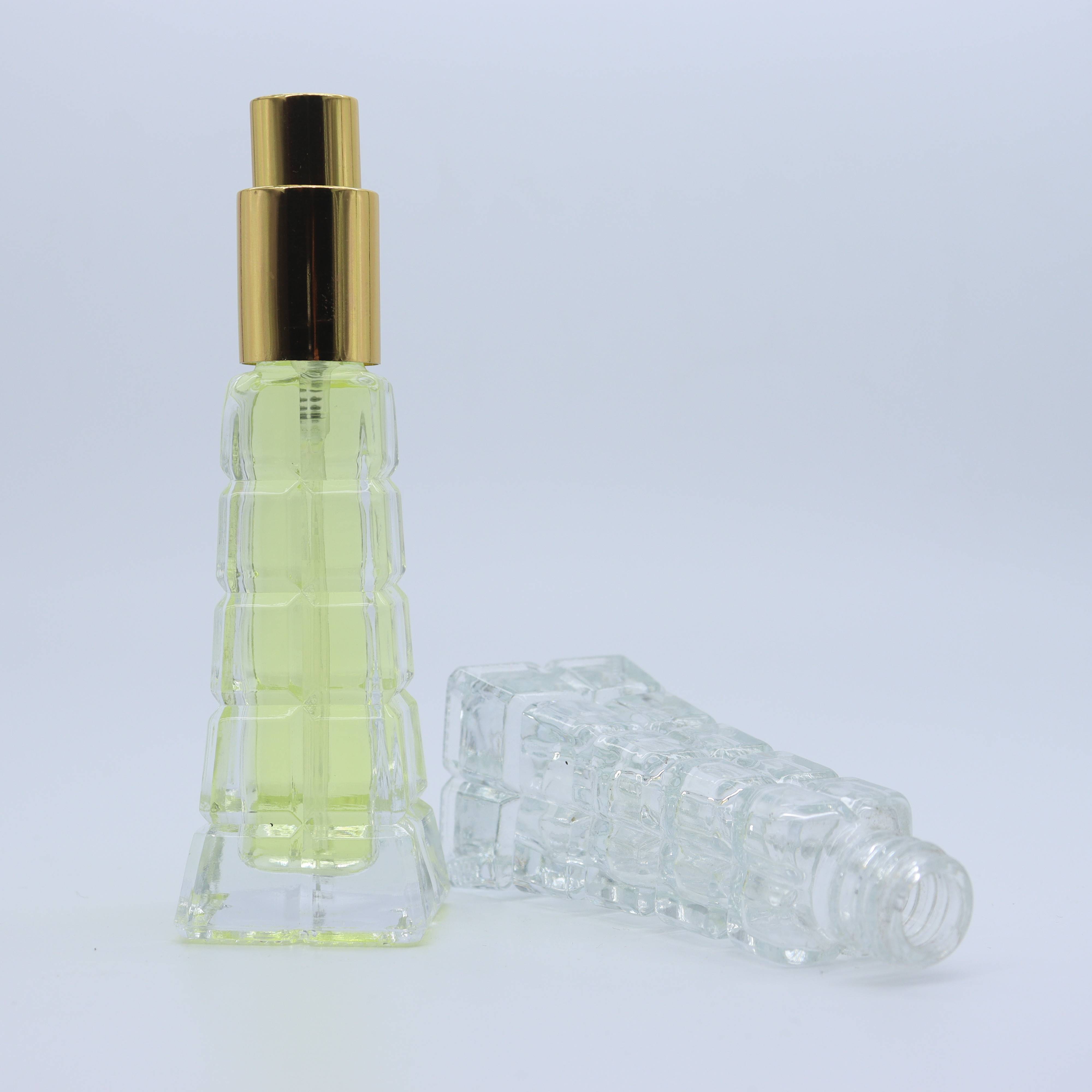 empty perfume bottles small clear perfume bottle modern 25ml glass bottle with pump spray