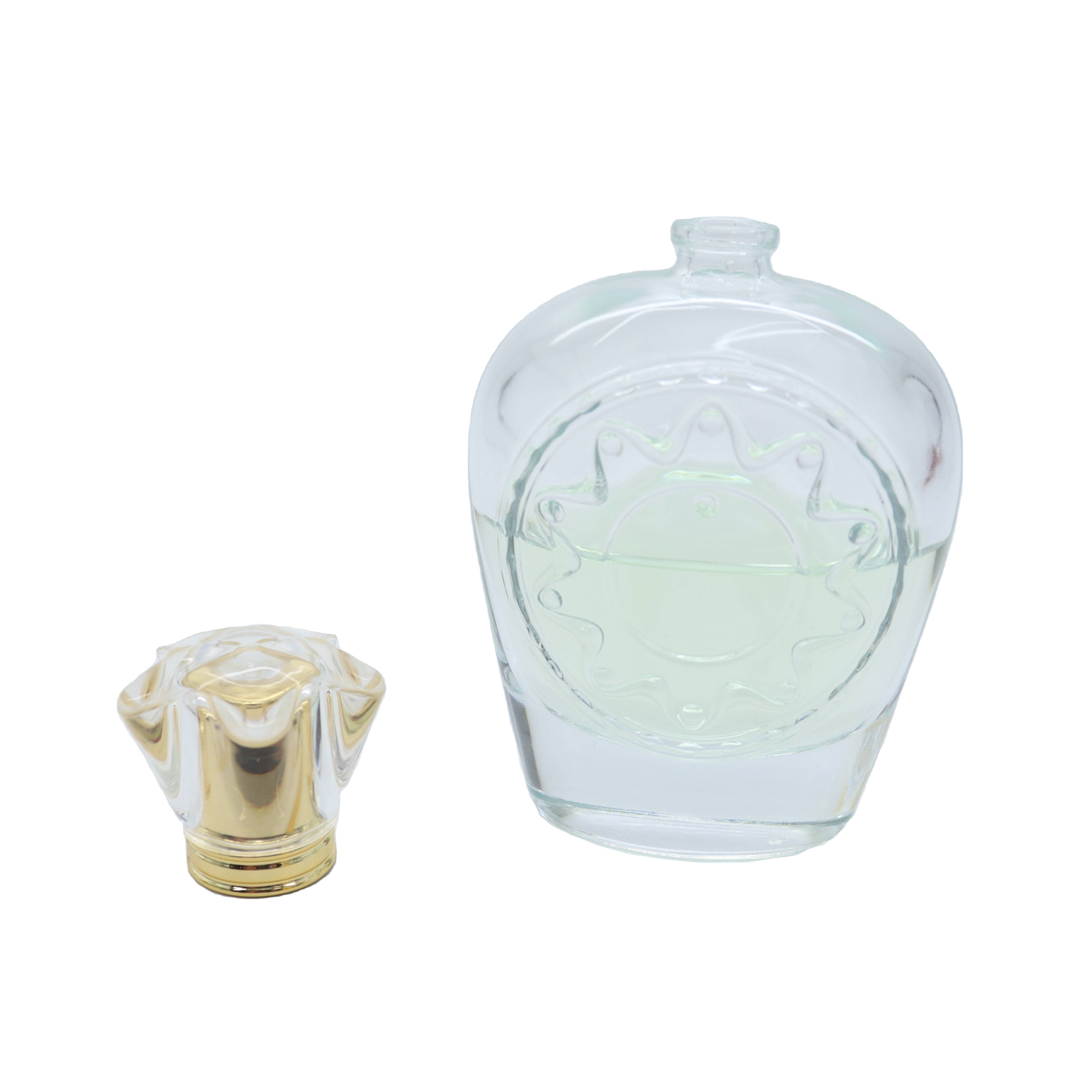 Factory manufacture bottle glass perfume 100ml perfume bottle luxurious with customized logo