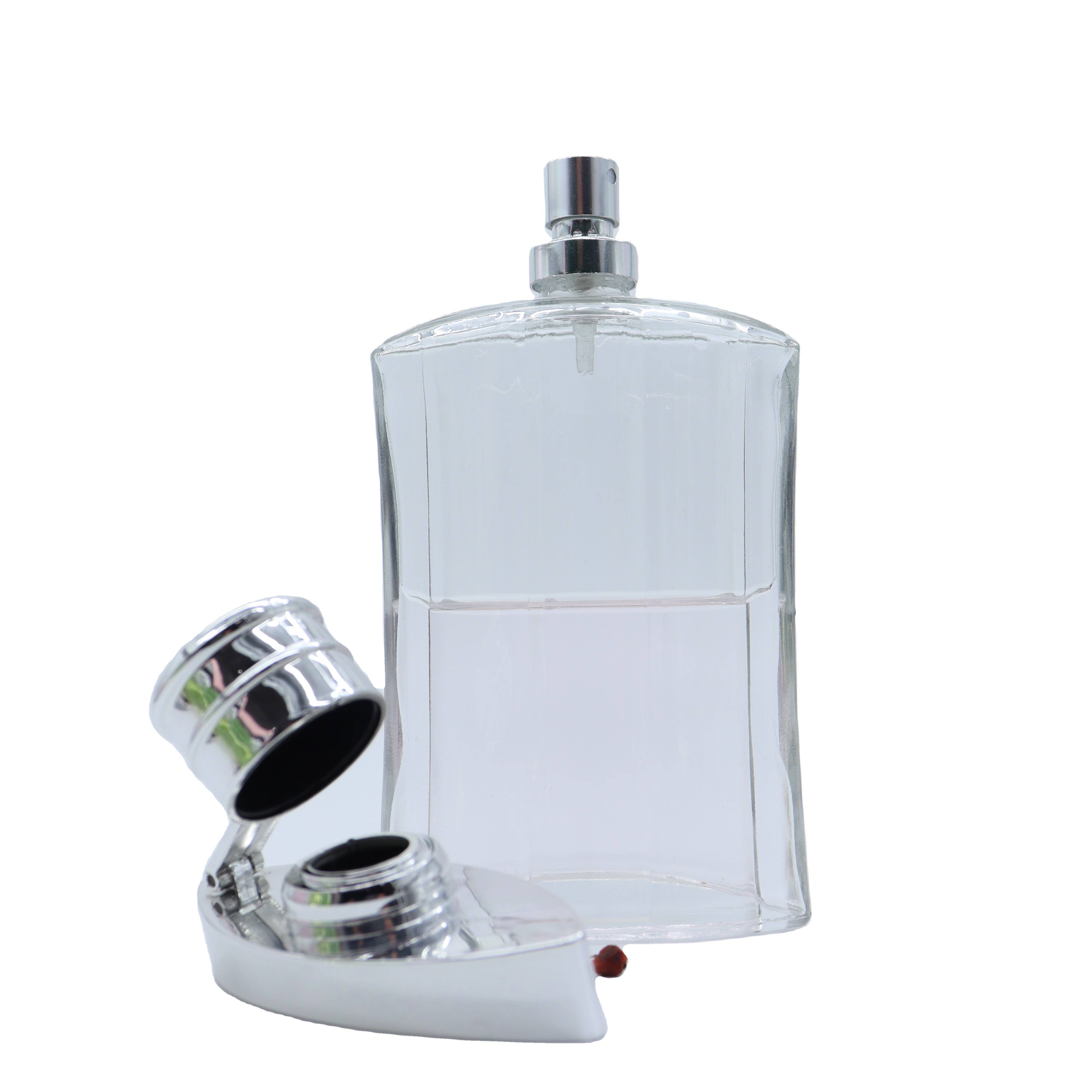 Wholesale perfume empty glass bottle hot new products 2021 Cute designed with pump spray Featured Image