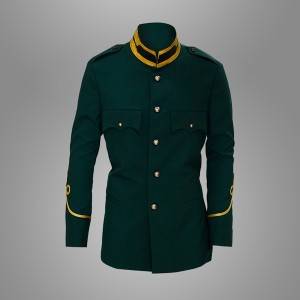 Army green ceremonial uniform