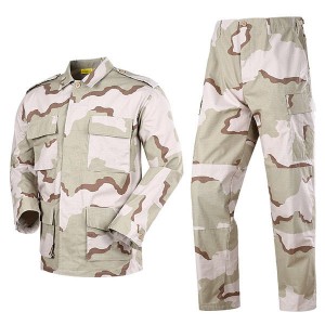 Desert rip stop camo BDU army uniform