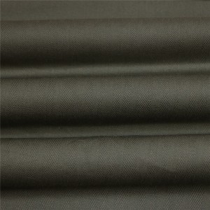 Olive green herringbone uniform fabric for making uniforms