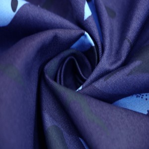 Dark blue camo fabric