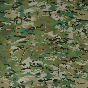 100%Polyester Waterproof Multicam Fabric for Raincoat