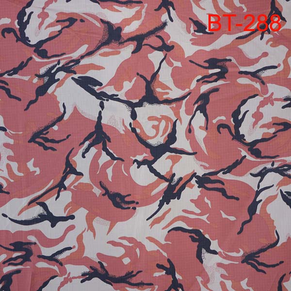 Pink ripstop camouflage fabric for Oman military Featured Image