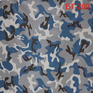 Blue camouflage fabric for Nepal police