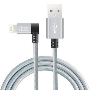 Factory Supply Iphone Charging Cable - Angled Lightning to USB Cable 4Feet / 1.2Meters, #CC0181 – CableCreation