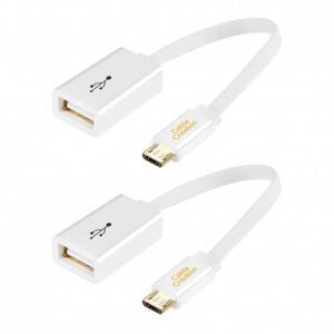 Micro USB 2.0 OTG Cable，2 Pack, #CC0503