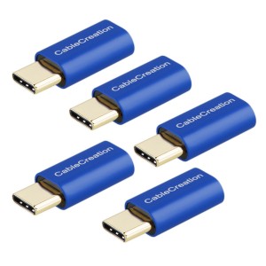USB-C to Micro-B Adapter[5-Pack], #CC0697