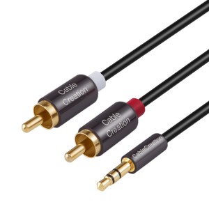 RCA to 3.5mm Audio Cable 3 Feet/ 1Meter, #CC0703