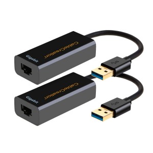 USB 3.0 Gigabit Adapter (2-Pack), #CD0026-2