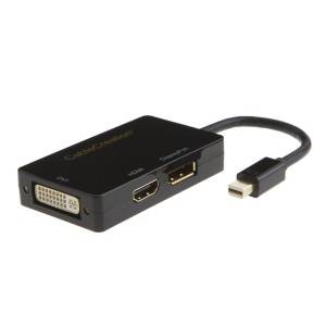Mini DisplayPort to HDMI DVI DP Adapter, #CD0085