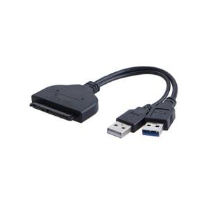 Wholesale Sff-8643 To 8087 Cable - USB 3.0 to Sata 22 Pin Power Cord with USB 2.0 External Power, #CD0247 – CableCreation