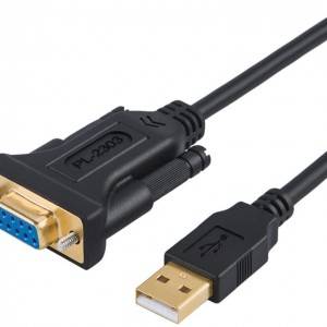 USB to RS232 Adapter with PL2303 Chipset 10 feet/3meters, #CD0490