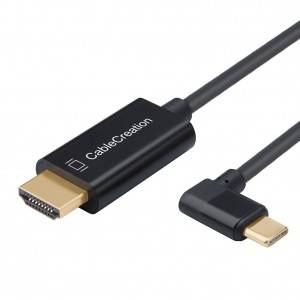 Angle USB-C to HDMI 4K @ 30Hz 10Feet/ 3Meters, # CD0568
