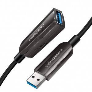 USB 3.0 Fiber Optic Cable 82 Feet/25 Meters, #CF0165