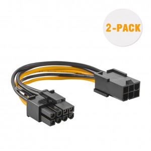 6 Pin to 8 Pin Pcie Adapter Cable, #CS0127