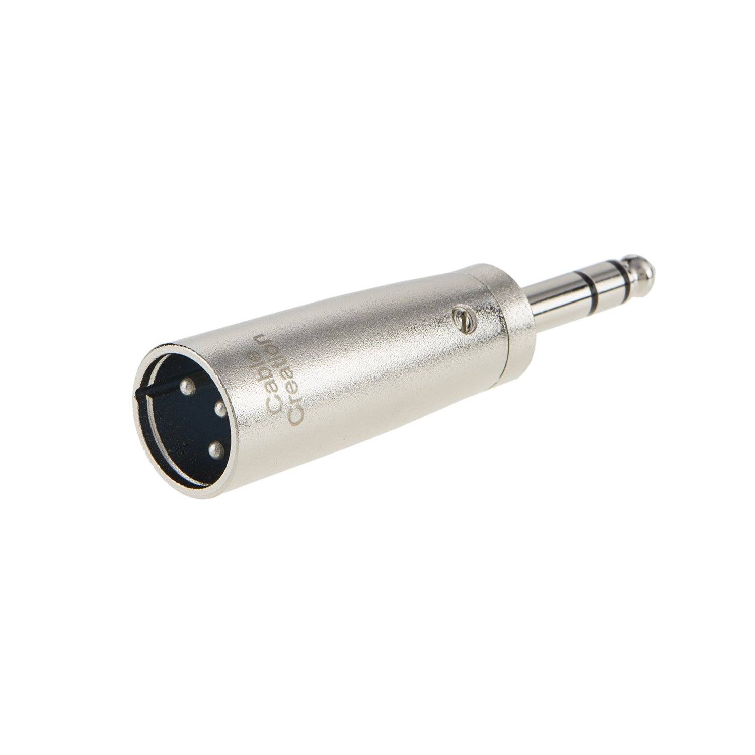 XLR 3 Pin Male to 1/4″ 6.35mm Plug Socket Audio Adapter, # CX0031