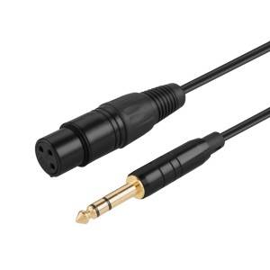 1/4” to XLR Cable 6Feet / 1.8Meter, [2-Pack] # CX0069-2
