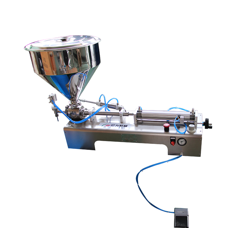 semi-automatic weighing and filling machine