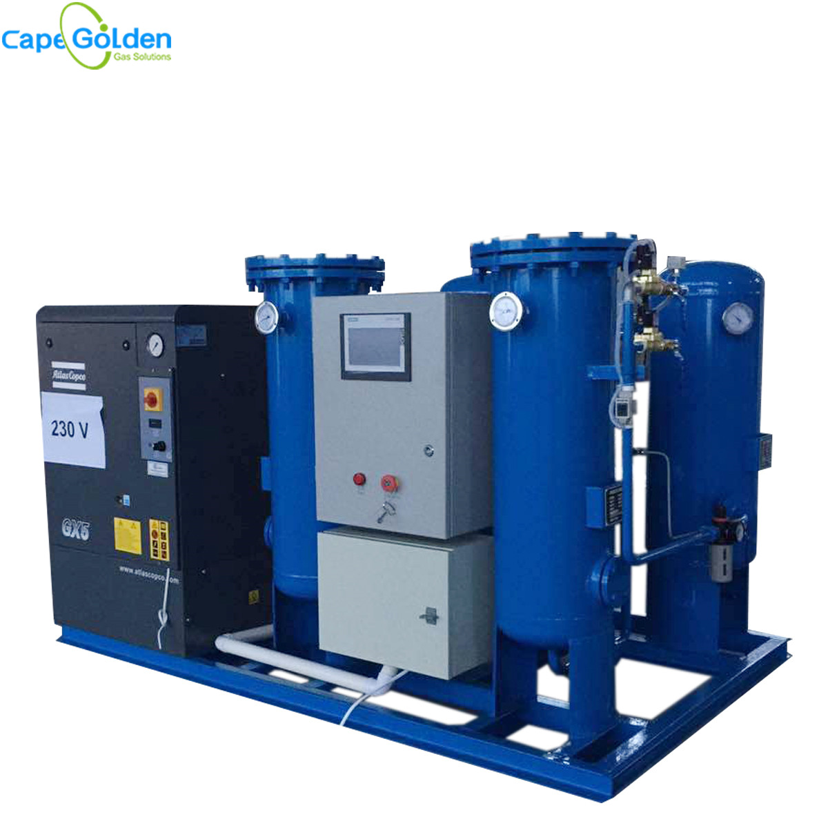 OEM Supply Hospital Clean Room Standards -
 Integrated oxygen generator for filling cylinders – Cape Golden
