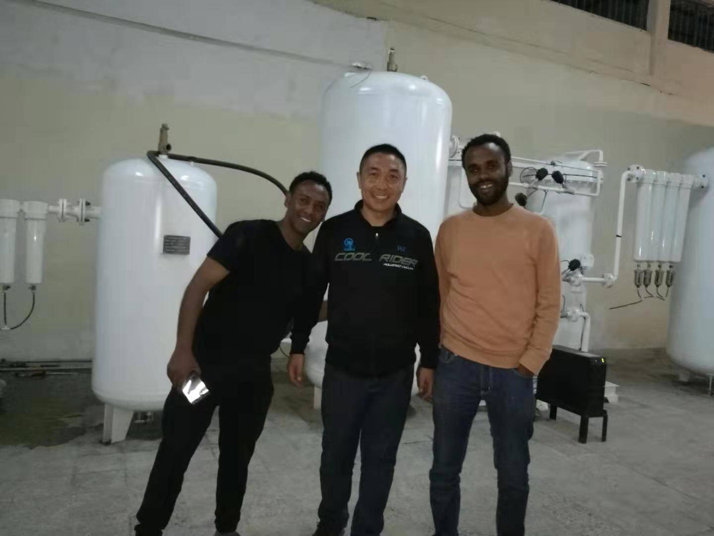 Ethiopian Customer Visited our factory and Learned about High Purity Oxygen Generator used for Metal Cutting