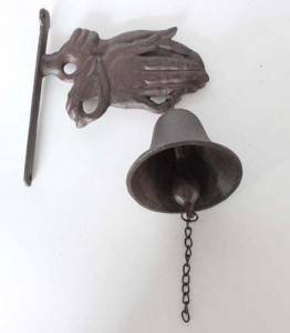 garden cast iron decorative bell