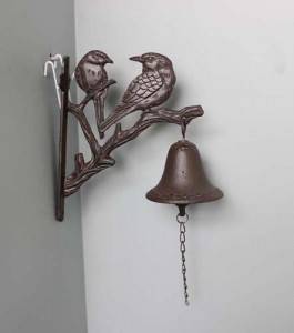 New design antique wall decorative cast iron hanging door bells