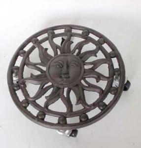 cast iron flower pot holder  decoration
