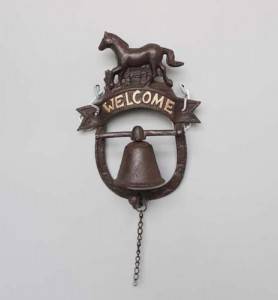 decorative garden  ornament iron  bell