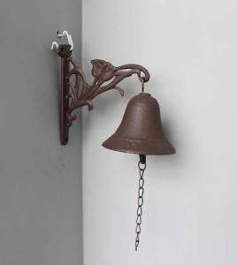 decorative garden  ornament iron  bell