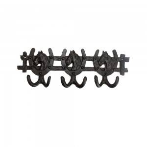 cast iron hook  indoor  and  outdoor use   decorative